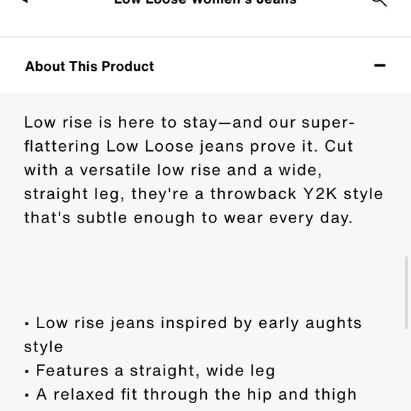 Levi’s Low Loose Jeans - Tech Storm Wash - Picture 9 of 12
